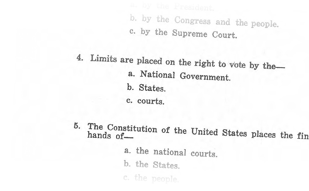 banner right to vote white